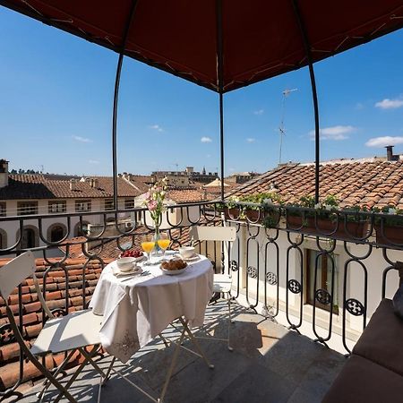 Terrace Apt In Piazza Strozzi-Center Of Florenz Exterior foto